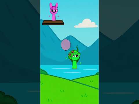 Help Oren Reach Pinky  #sprunki  #youtubeshorts #puzzle