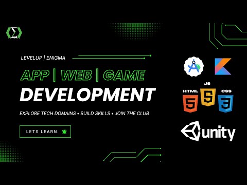 LevelUp : Web | App | Game Development - A workshop by Enigma, VSSUT