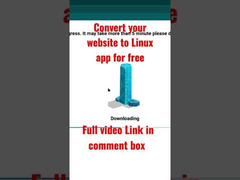convert #webapp to #linux #native #app #forfree