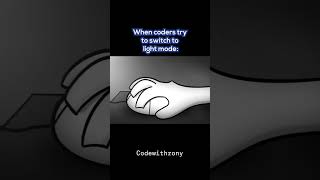 "When a Dark Mode User Turns on Light Mode for the First Time 🤯🌞"  #DarkMode #TechHumor #codinglife