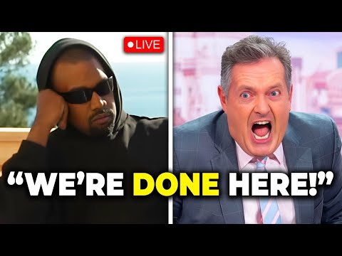 Kanye West STORMS OFF Piers Morgan After Fiery Confrontation!