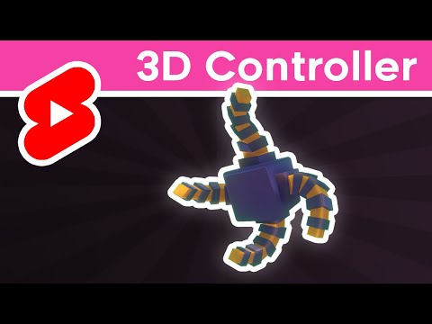 I converted the Celeste controller into 3D #Shorts
