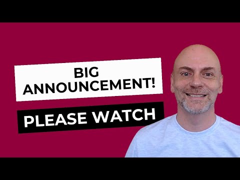 Big Channel Announcement: Please Watch!