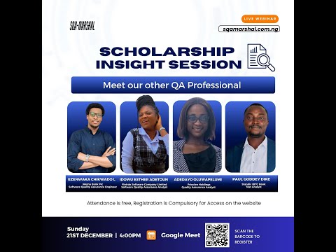 Insight Session 3.0 Software Testing Scholarship Program