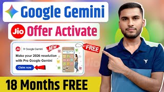Jio Gemini FREE Offer |🔥 How to Claim Jio Google Gemini Pro Ai Subscription ? | Full Giude