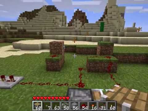 Minecraft Time Door with Pistons