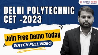 Delhi Polytechnic CET-2023 | Join Free Demo Today | #CETExam2023 #polytechnic2023
