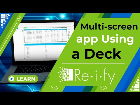 Create a Multi-Screen Application Using a Deck Component