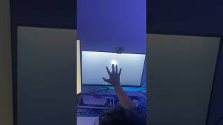 The CALMEST Night Time Gaming Setup 🤩 #shorts #gaming #setup #gamingvideos #techsetup #short