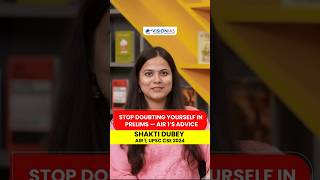 Stop Doubting Yourself in Prelims — AIR 1 (UPSC CSE 2024) Advice