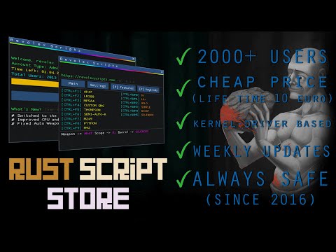 (FREE TRIAL 1 DAY) RUST MACRO - RUST SCRIPT | UNDETECTED | 2050+ USERS | LIFETIME 10 EURO!