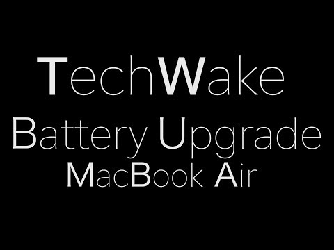 MacBook Air Battery Replacement   Easy!