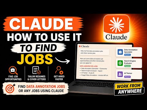 Data annotation jobs | How to use claude AI 