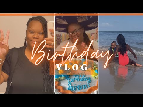 Birthday Vlog: Nail Tech! Come to work with me! Dinner W the girls! 🤍 Cousin Beach Day!