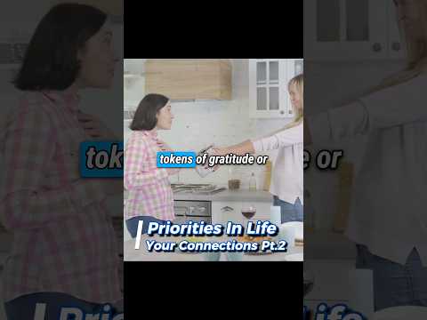 Priorities In Life (Your Connections) #uninterruptedlearning