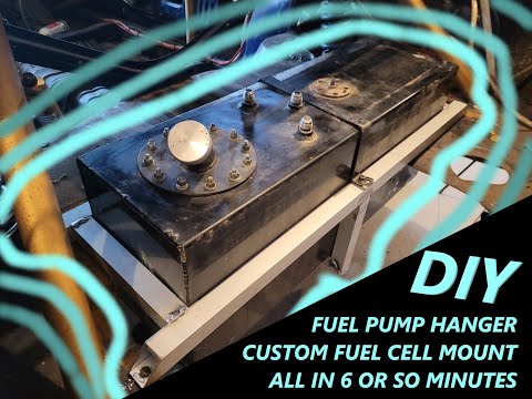 EASY DIY Fuel Cell Mount and Fuel Pump Hanger