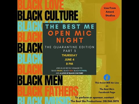 The  Best Me Open Mic with Cherina Alford S1: E4 The Black Edition