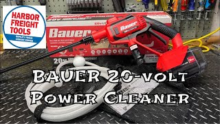 BAUER 20-volt Cordless Power Cleaner - Unboxing