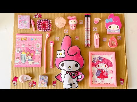Rating My Fidget Board ASMR 📒✏️🩷SCHOOL EDITION | ASMR | Tutorial #mymelody #fidgetboard