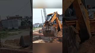 JCB POWER!!!#jcbpower #jcbwork #soilfilling #heavymachinery #constructionshorts #trendingshorts