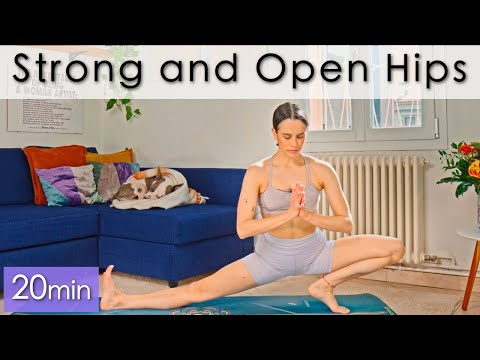 Quick Hip Opening Yoga | Strength & Flexibility | 20min