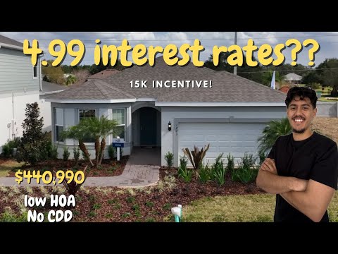 STUNNING NEW FLORIDA HOME WITH TWO MASTER BEDROOMS w/ 4.99% INTEREST RATES?? | NO CDD | LOW HOA