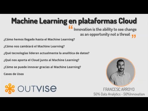 Webinar: Inteligencia Artificial y ML en plataformas Cloud