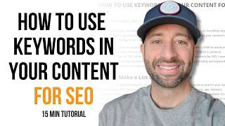 How to Use Keywords in Your Content for SEO (The RIGHT Way!)