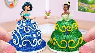 Aesthetic Pull Me Up Cake 😍Miniature Disney Princess Tsunami Cake Decorating Recipe 😍Mini Cakes