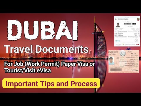 Dubai Travel Documents 2024 #dubaitravelguide #dubaitraveltips
