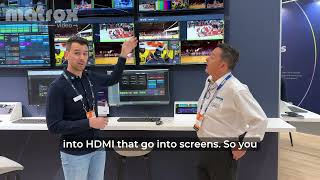 Matrox Video & EVS at IBC 2025 | Powering a Streamlined UI Framework