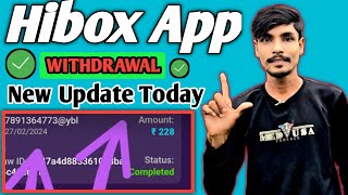 Hibox App Withdrawal Problem Solve | Hibox App New Update | Hibox App Invest Kare Ya Nahi