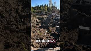 How to dig up fiber optic lines #funny #construction