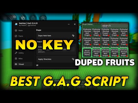 NEW!! Grow A Garden SCRIPT | AUTO BUY STOCK, AUTO CRAFT, INF SHECKELS & MORE