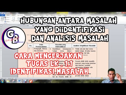 PPG 2022 - PENJELASAN TUGAS LK. 1.1 IDENTIFIKASI MASALAH