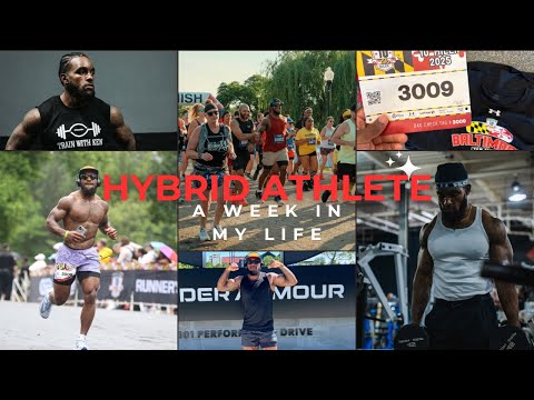 Hybrid Athlete: Week in My Life | Baltimore 10 miler | Leg Day | First Trail Run 🔥 #hybridathlete