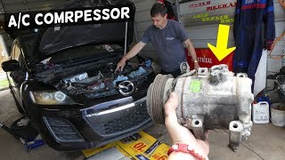AC COMPRESSOR REPLACEMENT 2.3 MAZDA CX-7 MAZDASPEED 3 MAZDASPEED 6