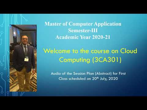 3CA301 Cloud computing Abstract of session 1