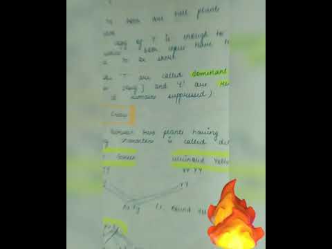 Hereditary and Evolution CLASS 10 Notes #Term2 #biology #handwritten #shorts