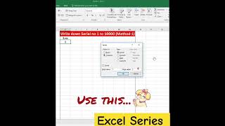 Automatic serial number in excel#excelseries#nandgramghaziabad#computer#advanceexcel#tcti#viralshort