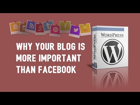 Why Your Blog is More Important than Facebook
