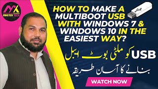 How to make a Multiboot usb drive with windows 7 & windows 10 #itxmastertech