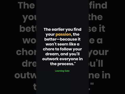 Discovering Your Passion: Todd Combs' Advice on Success #passion #advice #success