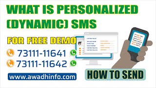 What is Dynamic/Personalized SMS & how to send dynamic SMS through bulk sms gateway