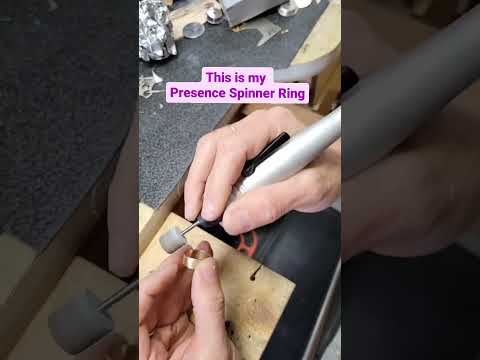 Stop your anxious thoughts in their tracks when you #spintherings of the handmade Presence Spinner