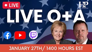 LIVE Q+A with Legal Experts in VA Disability Benefits! 01.27.26