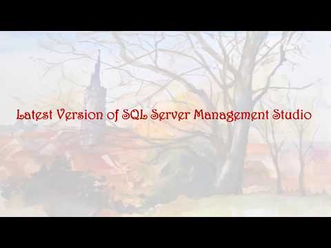 Get the latest version of SQL Server Management Studio