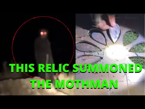 HIKERS SPOT MOTHMAN AFTER PLACING RELIC #shorts