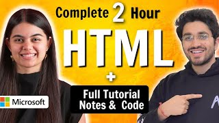 HTML Tutorial for Beginners | Complete HTML with Notes & Code
