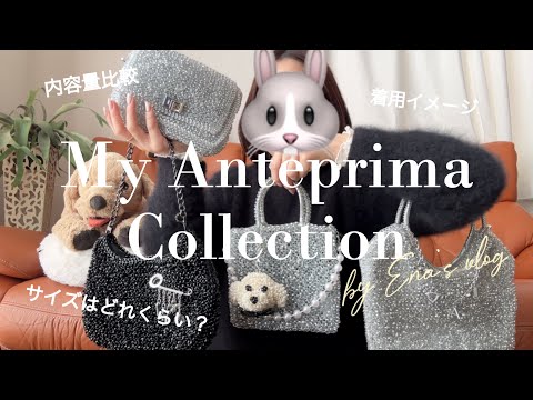 【バッグ紹介】アンテプリマ比較動画|サイズ,内容量,着用イメージ|What's in my bag|ANTEPRIMA